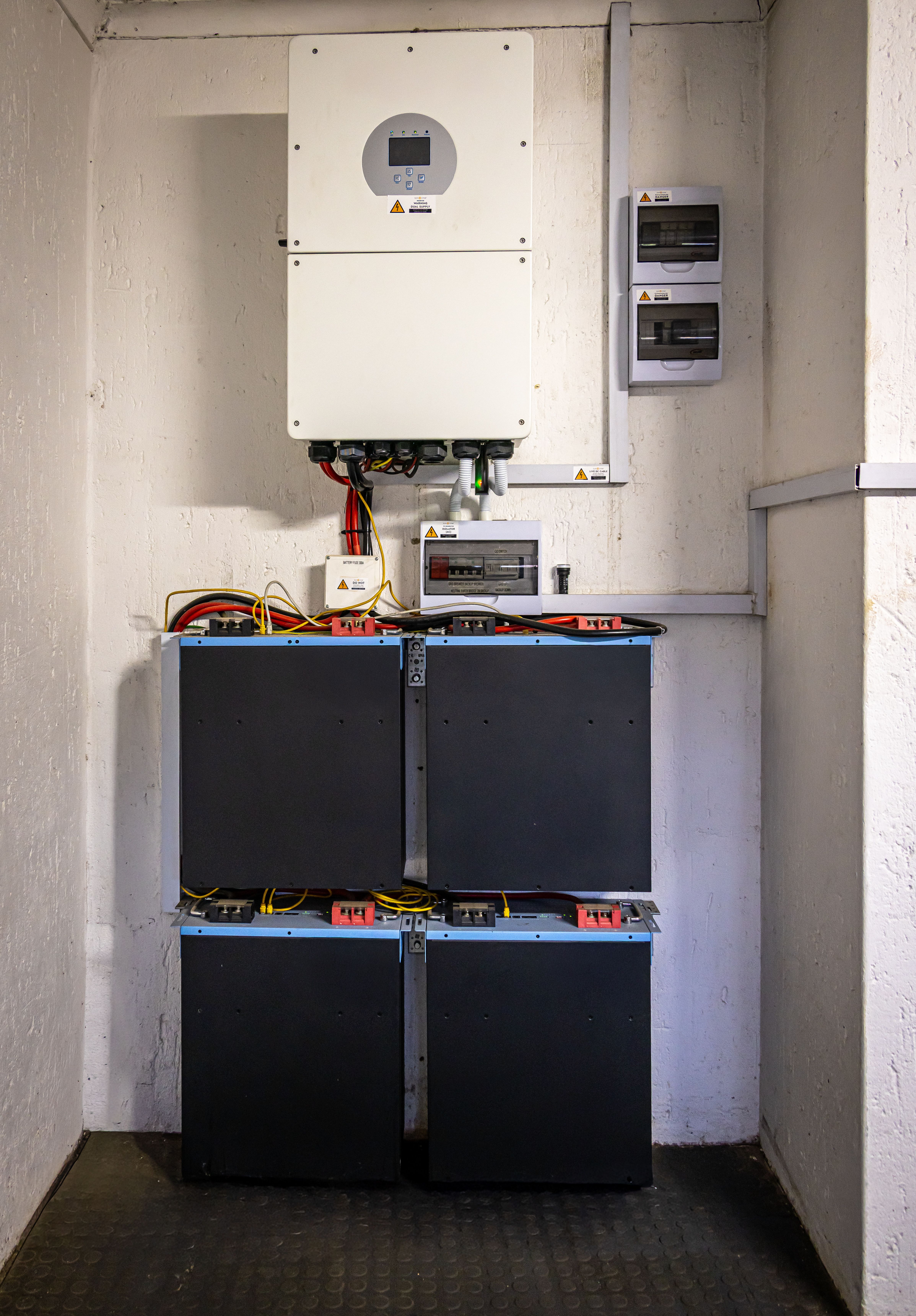 Commercial energy system installation